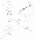 Air Cleaners Diagram and Parts List for 611475-0119-E1  Briggs and Stratton Engine